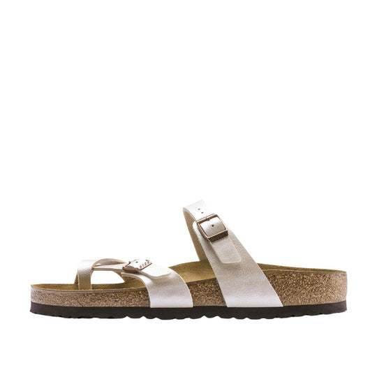 Teenslippers Dames Birkenstock Mayari Birko-Flor Wit