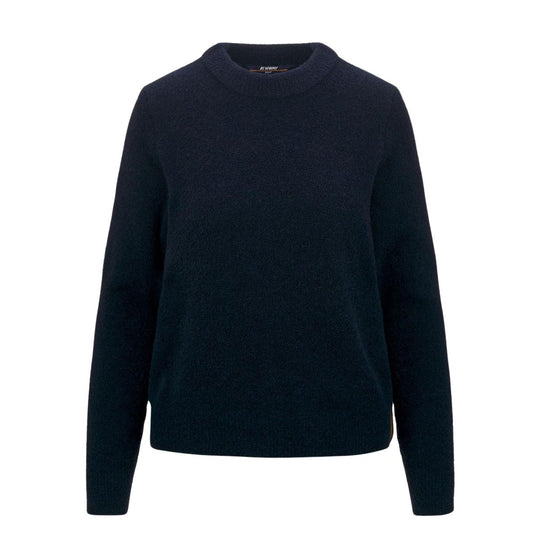 Maglione Donna K-Way Clarisse Wool Merino Boucle Blu