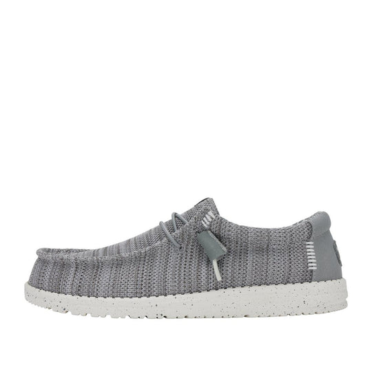 Men's Hey Dude Wally Stretch Sox Loafers Gray