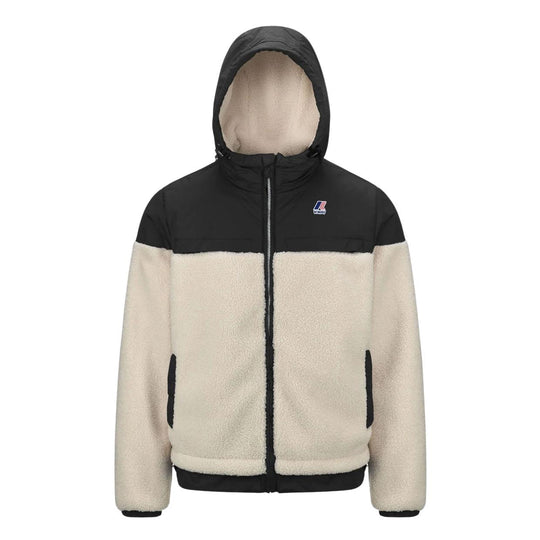 Pile Unisex K-Way Ecru / Nero