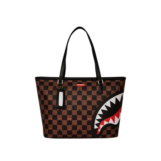 Damen Tasche Sprayground Peeking Character Braun Mehrfarbig