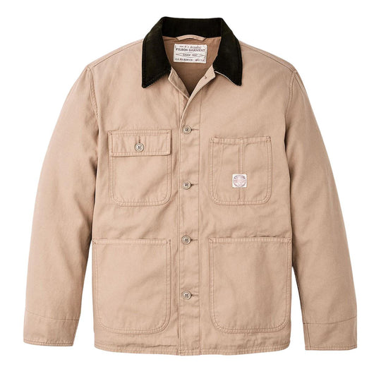 Herenjack Filson Chore Coat Beige / Groen