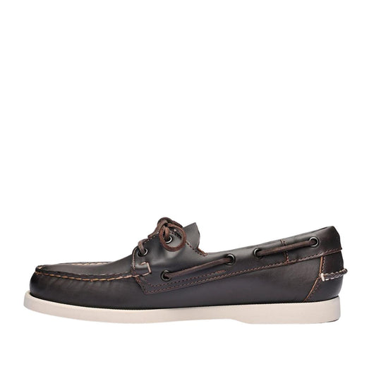 Mocassins Heren Sebago Docksides Portland Bruin