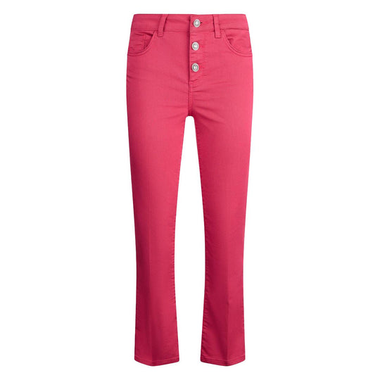 Pantaloni Donna Liu-Jo Cropped Fucsia