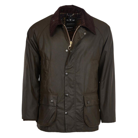Giubbino Uomo Barbour Classic Bedale Wax Jacket Verde