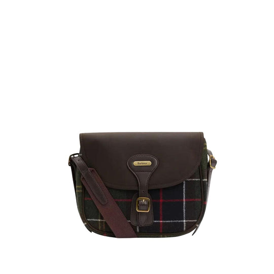 Damen-Umhängetasche Barbour Cromarty Grün/Blau 
