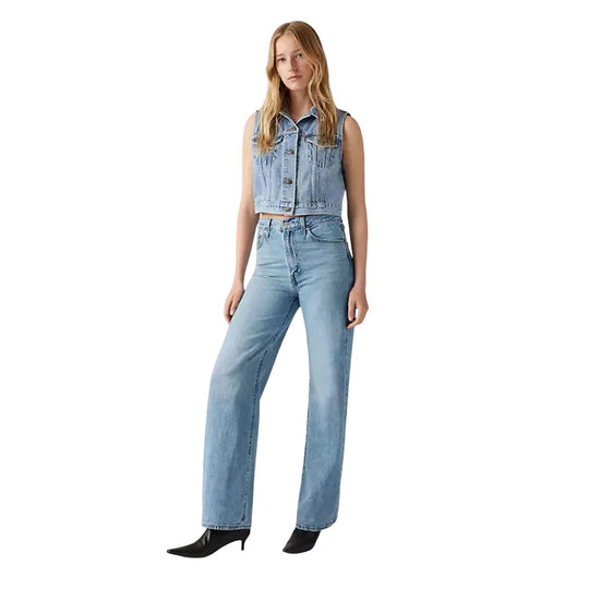 Women's Levi's Ribcage Wide Leg Jeans Light Blue