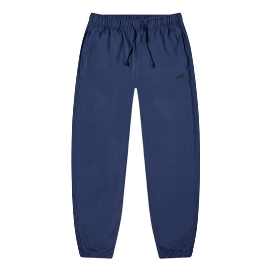 Pantalone Uomo New Balance Athletics French Jogger Blu Navy