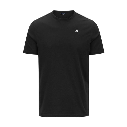 T-Shirt Uomo K-Way Odom Jersey Slim Nero