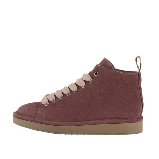 Polacchini Donna Panchic P01 Suede Foderato Rosa / Cipria