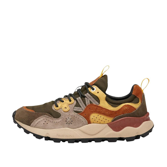 Sneakers Uomo Flower Mountain Yamano 3 Verde / Giallo