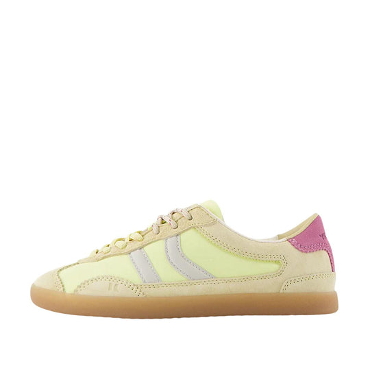 Coolway Women's Goal Sneakers Yellow/Pink