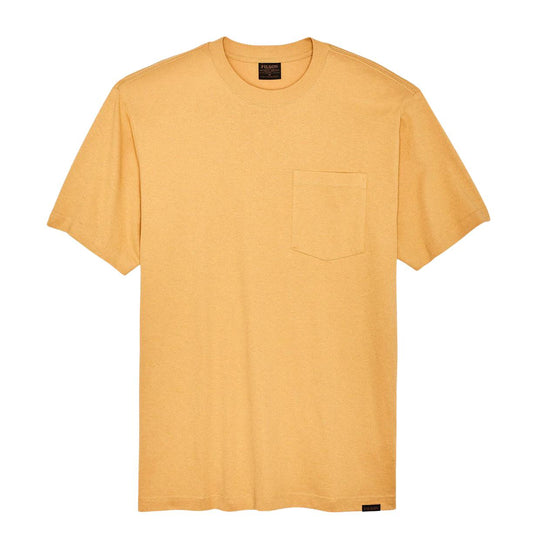 T-shirt Heren Filson Frontier Pocket Geel