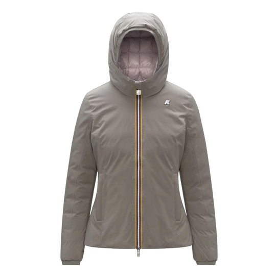 Women's K-Way Lily St Thermo Reversible Jacket Green / Pink
