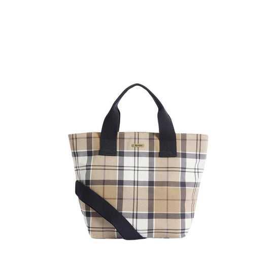 Borsa Donna Barbour Maisy Panna/Blu/Beige