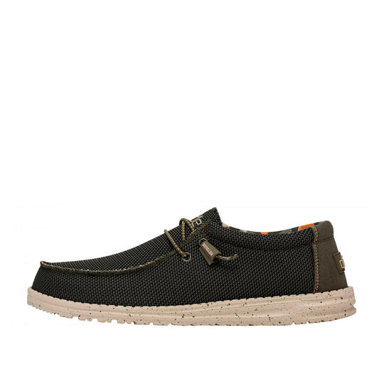 Men's Shoes Hey Dude Wally Sox Dark Green