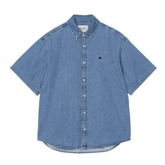 Camicia Uomo Carhartt WIP S/S Lucas Denim