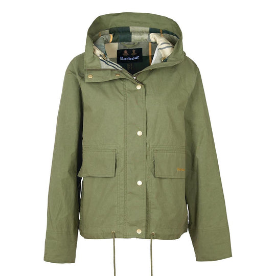 Giubbino Donna Barbour NIth Showerproof Verde