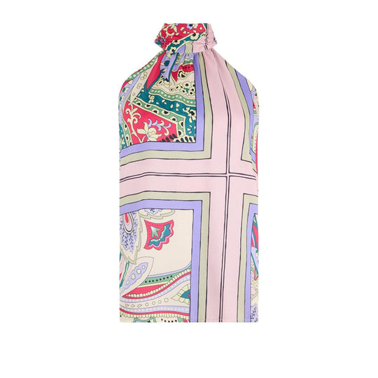Top Donna Liu-Jo Raso Stampato Multicolor