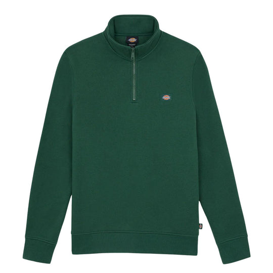 Men's Dickies Oakport Quarter Zip Sweatshirt Green
