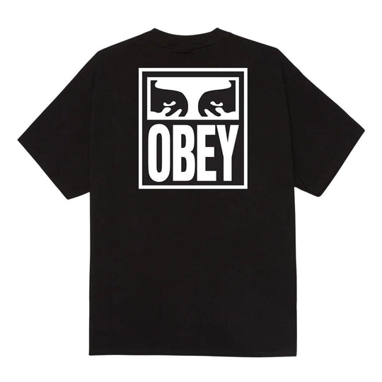 T-Shirt Uomo Obey Eyes Icon 2 S/S Nero