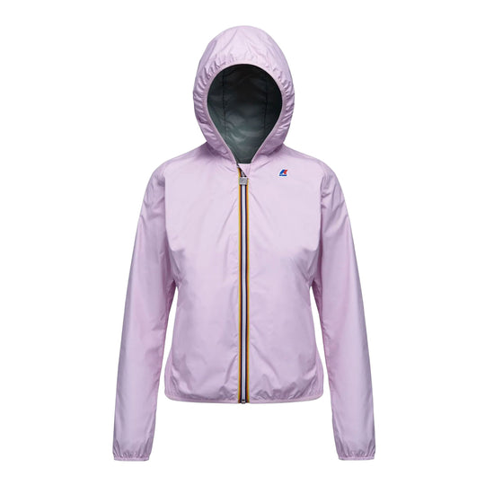 Giubbino Donna K-Way Lily Plus.2 Reversibile Rosa / Verde